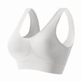 thumbnail image 2 of Lumtrix Bras for Women No Underwire Seamless Smooth Bralette Full Coverage Everyday Bras with Wide Straps White S, 2 of 4