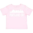 thumbnail image 3 of Inktastic Portland Oregon Skyline or Cities Boys or Girls Toddler T-Shirt, 3 of 5