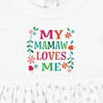 thumbnail image 4 of Inktastic Mamaw Loves Me Girls Apparel Girls Baby Dress, 4 of 5