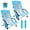 Blue 2-Pack, variant on Nice C Beach Camping Folding Chair w/Cooler High Back, with Cup Holder & Carry Bag Compact & Heavy Duty Outdoor, Camping, BBQ, Beach, Travel, Picnic, Festival(One Blue)