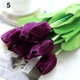 thumbnail image 2 of SPRING PARK Artificial Bouquet Real Touch Flowers Tulip Artificial Flower For Home Wedding, 2 of 7