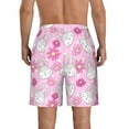 thumbnail image 3 of Naloa Sunflower Rabbit Men's Beach Shorts, Surfing shorts, Swim trunks, Quick Dry Swim Trunks for Surfing Beach Fun - Medium, 3 of 9