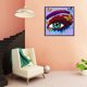 thumbnail image 5 of Cuadros Decorativos Kit de pintura de diamante 5D DIY Maquillaje de ojos brillante Pared de taladro redondo completo (A2061) Likrtyny embutido en tela, 5 of 6