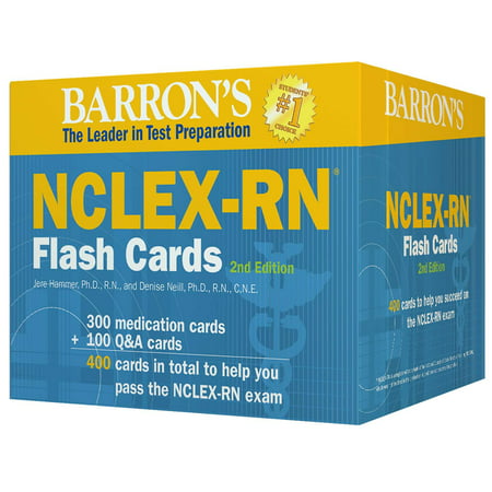 Barron's Nclex-RN Flash Cards (Other) (Best Nclex Review Cards)