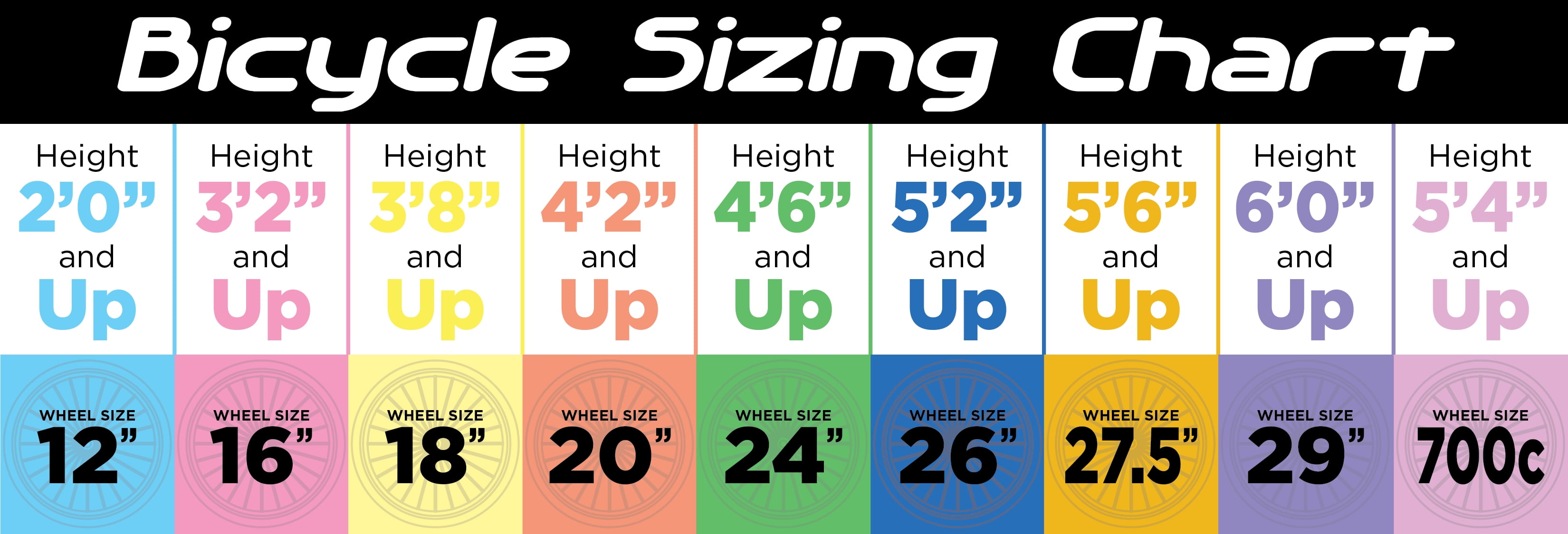 29 Bike Size Chart