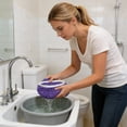 thumbnail image 4 of HEWANG Chenille Mop Refill Pads for Home Use, Reusable Microfiber Pads Washable Wet/Dry Cloths for Hardwood Floor Surface Cleaning, Replacement Mopping Pads (Purple), 4 of 4