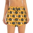thumbnail image 4 of Lsque Corgi Printed Women's Running Shorts with Liner Pockets,Elastic Quick Dry Workout Athletic Gym Yoga Shorts,Womens High Waist Shorts-X-Large, 4 of 9