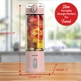 thumbnail image 4 of Brentwood 50-Watt 17-Oz. Portable Battery-Operated USB-Chargeable Glass Blender (Pink), RJB-100PK, 4 of 5