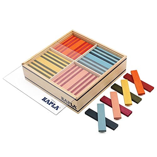 知育玩具 KAPLA 100pcs Amazon | [ カプラ ] KAPLA 魔法の板 100 おもちゃ 積み木 100