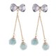 thumbnail image 2 of 2 piezas borla colgante DIAMANTE RHINESTONE DE CRISTAL EMBELLECEDORES CRAFT DIY azul claro Sunnimix Botones de adornos de cristal, 2 of 8