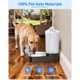 thumbnail image 5 of Dog Water Dispenser Filters Replacement, 4 Pack Gravity Pet Water Bowl Filters Fit for 2.4 Gal Automatic Dog Cat Water Dispenser, 6 Filtration Pet Fountain Filter Replacement, 5 of 18