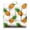 Flowers & Pineappl, variant on Aloha Seat Cushion&nbsp;– 22x22 Inch Square Pillow, Dutch Velvet, Retro Hawaiian Print (Fun Beach House Style)