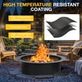 thumbnail image 7 of Aoodor 36" Metal Fire Pit Ring for Wood Burning, Portable Outdoor Firepit, 7 of 7
