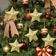 thumbnail image 4 of 12PCS Christmas Star Ornament Creative Glitter Hanging Ornament Xmas Tree Decor, 4 of 10