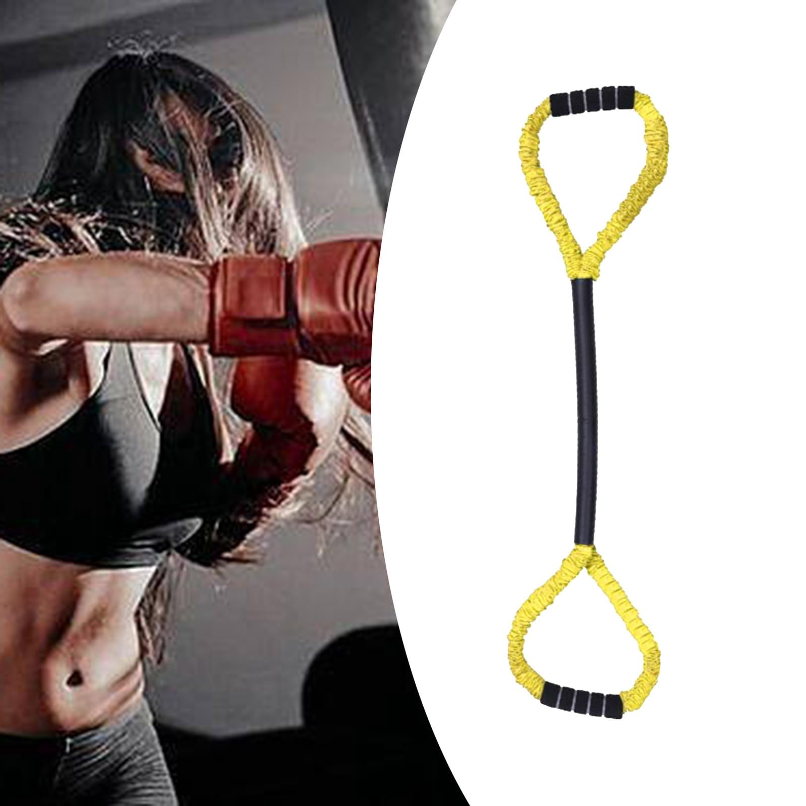 Boxing Resistance Band Elastic Resistance Bands Chest Expander for Shadow Boxing Yellow 15lb
