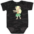thumbnail image 3 of Inktastic Blonde Hula Girl Girls Baby Bodysuit, 3 of 5