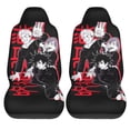 thumbnail image 2 of Jujutsu Anime Kaise Car Seat Cover Front Seats Full Set of 2 Vehicle Seat Protector Fit Cars, Sedan, Truck, SUV, Van, 2 of 8