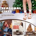 thumbnail image 6 of UNEEI Fuzzy Socks for Women, Cozy Fluffy Winter Warm Slipper Socks , 6 Pair Colorful Fluffy Socks for Home Sleeping, 6 of 8