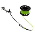 thumbnail image 4 of LOVIVER 49ft Finger Spool Dive Reel Clip with Double Ended Snap for Technical Scuba black, 4 of 8