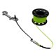 thumbnail image 4 of Carrete de buceo multiusos de 15 m (49 pies) con clip de acero inoxidable para deportes acuáticos negro, 4 of 9