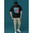 thumbnail image 2 of Chillin' ICEE Polar Bear Retro Graphic Men's T-shirt, 2 of 4