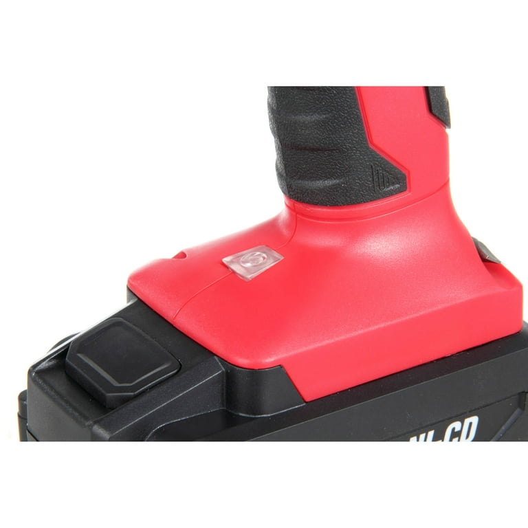 Hyper Tough 18V Cordless Drill, 3/8 inch Chuck, Variable Speed, with 1.2Ah Nickel Cadmium Battery, Charger, Bit Holder & LED Light Hyper Tough 18V Cordless Drill, 3/8 inch Chuck, Variable Speed, with 1.2Ah Nickel Cadmium Battery, Charger, Bit Holder & LED Light