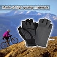 thumbnail image 4 of Soumake 1 Pair Cycling Gloves Sunscreen Antiskid Mesh Fabric Outdoor Sports Fitness Driving Breathable Gloves for Skate Skateboard, 4 of 5