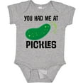 thumbnail image 3 of Inktastic You Had Me at Pickles Boys or Girls Baby Bodysuit, 3 of 5