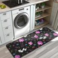 thumbnail image 3 of Pioneer Flower Floral Print Pattern Kitchen Rug Mat,Kitchen Runner Rugs Non Skid Washable,Decorative Kitchen Floor Mats for Kitchen,Sink,Laundry,17"x47.2", 3 of 7