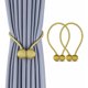 thumbnail image 1 of Abrazaderas magnéticas NQ para cortinas dorado 40 cm 3,5 cm, 1 of 5