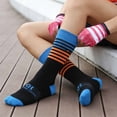 thumbnail image 1 of Performance Performance Athletic for Daily Outdoors and Training Needled Breathable Wicking Comfort Crew Stockings for Cycling Running Basketball, 1 of 3