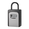thumbnail image 1 of Zootealy Key Safe Box with Dust Cover No Need to Install 4-Digit Combination Password Key Storage Box Key Padlock Case Resettable Code Outdoor Key Holder, 1 of 6