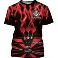 thumbnail image 4 of Personalized Darts T- Shirts, Dartboard Shirts, Darts 3D Sweatshirt, Hoodies Gift, Dart Shirts for Team, Dart League (Blue, S), 4 of 8