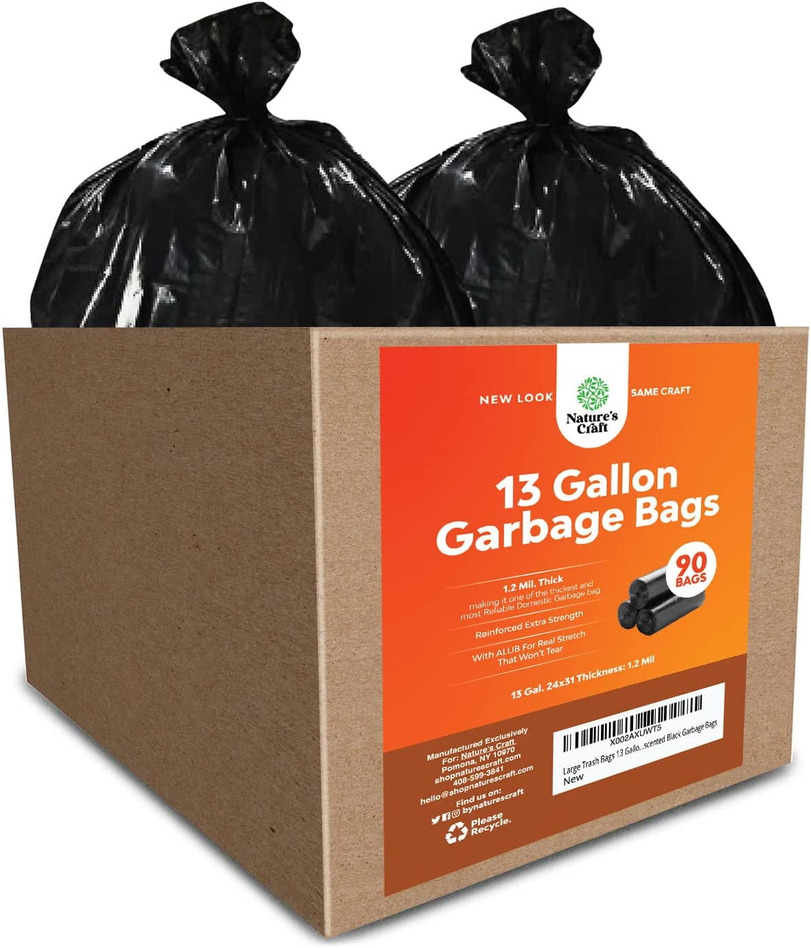 Kitchen Trash Bags - 13 gallon – Couch Potato ATX
