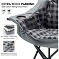 thumbnail image 3 of Slsy Double Camping Chair, Extra Padded Loveseat for 2 Prson Heavy Duty Folding Loveseat with Cup Holders for Camping, Fishing, or Hunting, 3 of 6