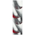 thumbnail image 2 of Safavieh Hollywood Salome Abstract Runner Rug, Gray/Red, 2'3" x 8', 2 of 10