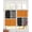 Orange, variant on Brown Black Sheer Curtains 39 Inch Length 2 Panels Set for Living Room/Bedroom, Farmhouse Striped Modern Abstract Art Kitchen Curtains Grommet Semi-Sheer Curtains Drapes Window Treatments 27.5"x39"x2