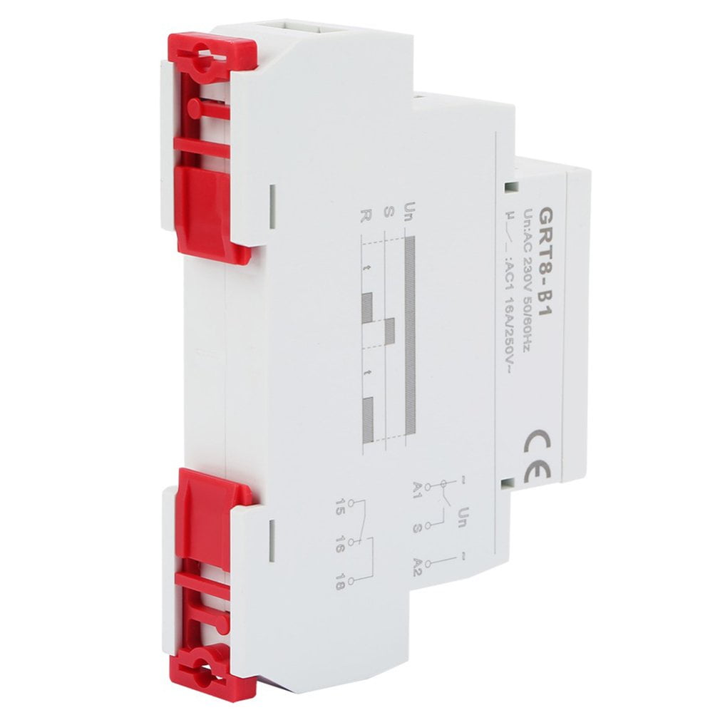 Delay Relay GRT8-B1 Mini Power Off Delay Time Relay Timer Relay DIN Rail Type 
