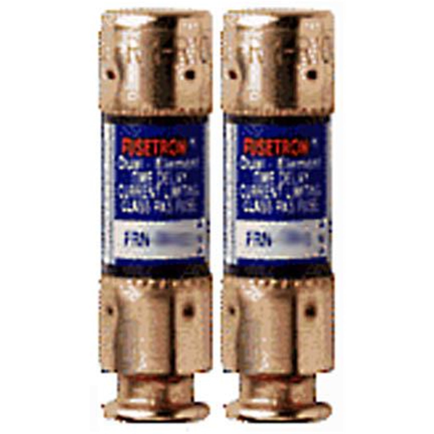 Bussmann BP/FRN-R-60 60 Amp Fusetron Dual Element Time-Delay Current Limiting Class RK5 Fuse, 250V Carded UL Listed, 2-Pack