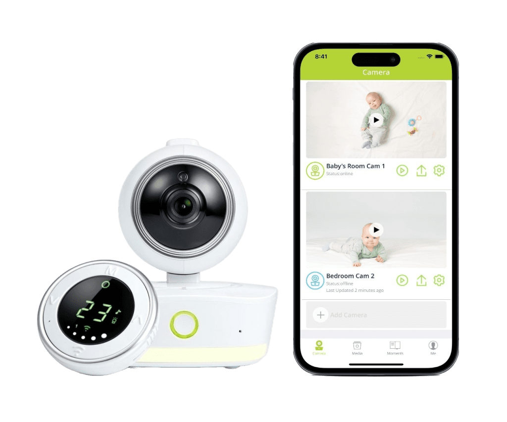 Bebcare iQ Baby Monitor + Bebcare Smart Air Purifier Gift Set - 1080p WiFi Video Monitor, Smart Baby Alerts, Motion Detection, EPA11 Baby Air Purifier, Free iOS and Android App