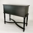 thumbnail image 4 of Wooden Sideboard with 3 Drawers and Turned Legs, Black- Saltoro Sherpi, 4 of 6