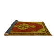 thumbnail image 2 of Ahgly Company Indoor Round Persian Yellow Traditional Area Rugs, 7' Round, 2 of 4