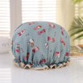 thumbnail image 1 of Shower Caps, Bath Cap for Women Waterproof and Adjustable Double Layered Shower Cap, 1 of 5