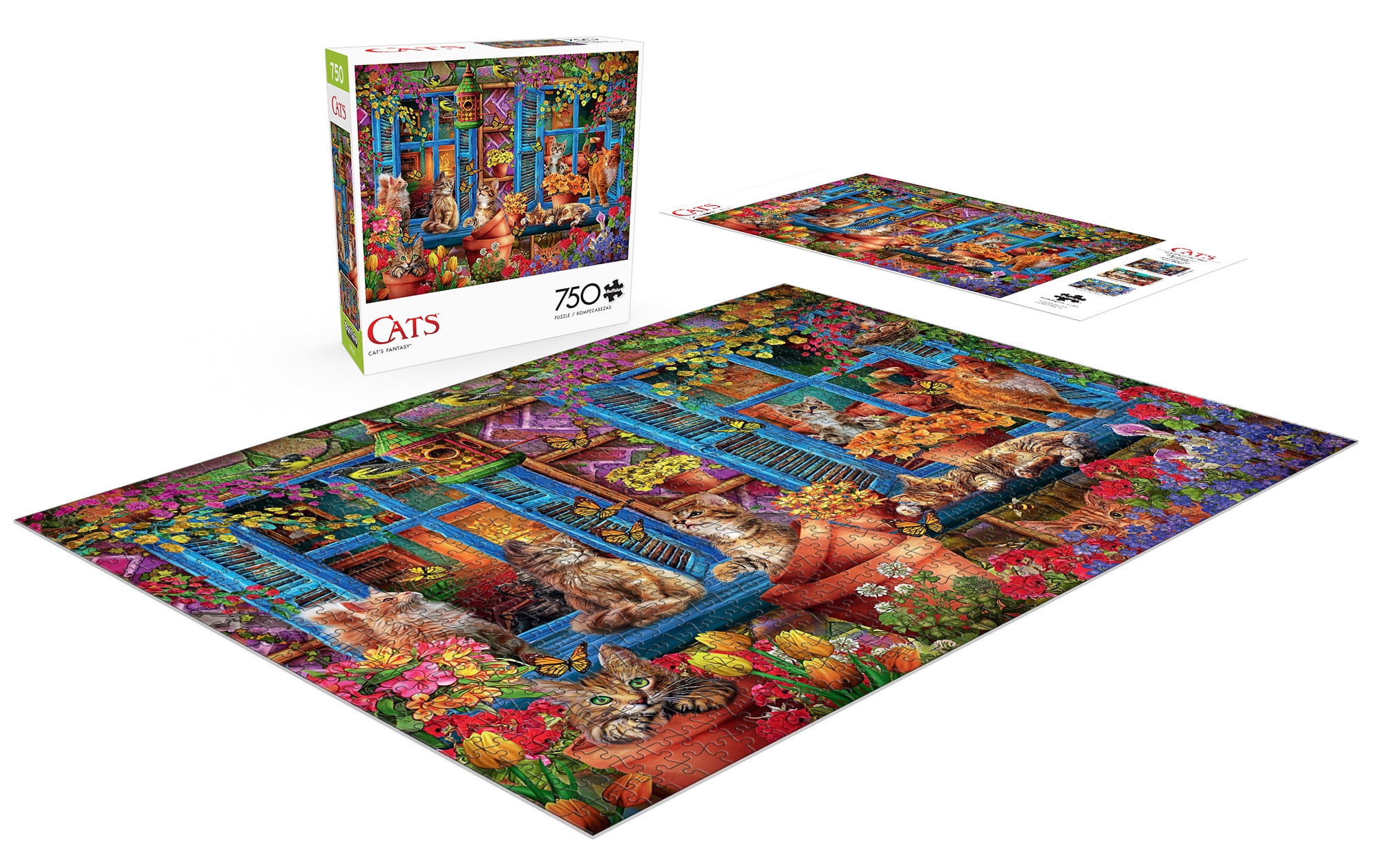 Buffalo Games 750-Piece Cat's Fantasy Jigsaw Puzzle