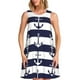 thumbnail image 1 of Fotbe Anchors Vestido de Verano sin Mangas para Mujer – Vestido Midi Línea A, Estilo Camiseta Floral, Vestido Playero Casual y Fluido, 1 of 7