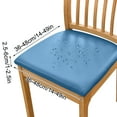thumbnail image 2 of Waterproof Oil-Proof Chair Cover Stretchable Elastic Furniture Protector Durable Scratch-Resistant Dust-Proof Seat Slipcover for Dining and Ottoman Chairs, 2 of 8