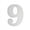 9, variant on Homeford Craft EPS Foam Symbol Cut Out "E", 4-3/4-Inch, 12-Count