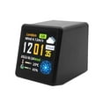 thumbnail image 1 of Mistaha Intelligent Weather Station Clock with Color Digital Display, WiFi Connectivity & Custom NTP Server Settings - Multifunctional Temperature Humidity Monitor & 1.54" TFT IPS Screen - Black, 1 of 6