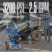 Westinghouse 3200-PSI, 2.5-GPM Gas Pressure Washer with 5 Nozzles & Soap Tank