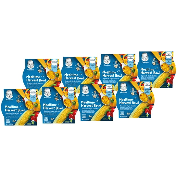 Gerber Mealtime Harvest Bowl Toddler Toddler Meals SpanishStyle